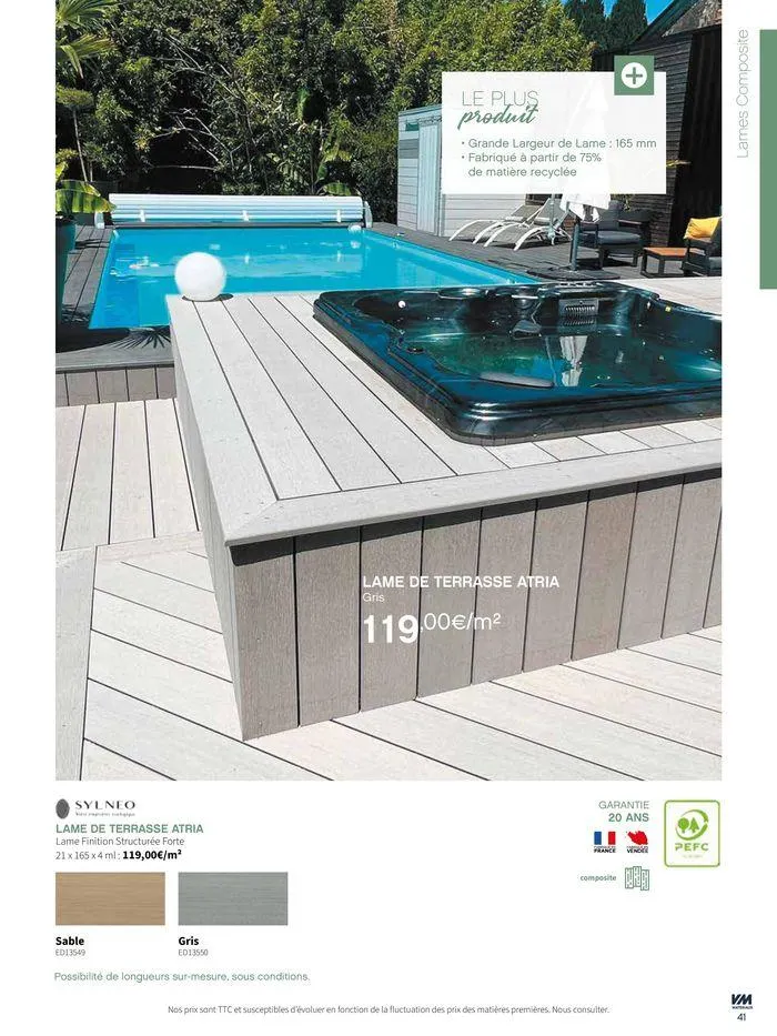 Extériéurs du 14 mars au 20 janvier 2026 - Catalogue page 41