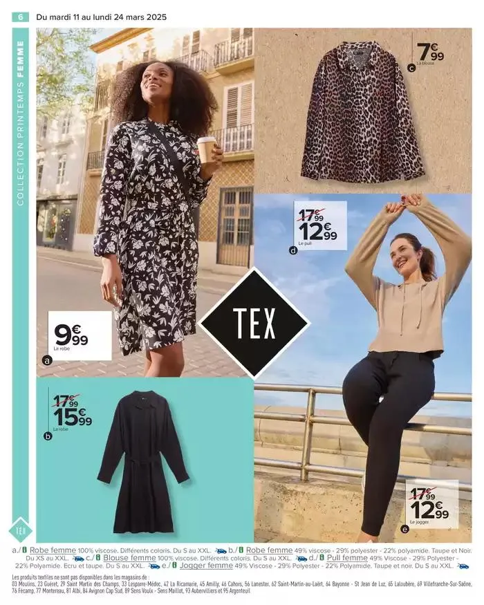 TEXTILE SPÉCIAL PRINTEMPS du 11 mars au 24 mars 2025 - Catalogue page 8