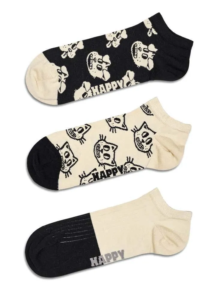 3-Pack Pets Low Socks