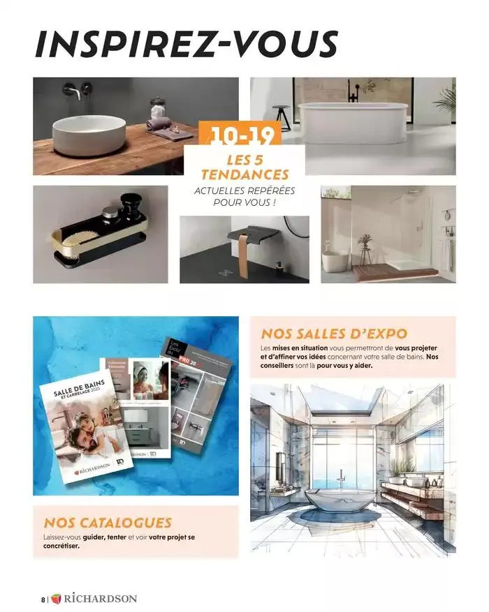 SALLE DE DE BAINS ET CARRELAGE 2025 du 11 avril au 31 décembre 2025 - Catalogue page 10