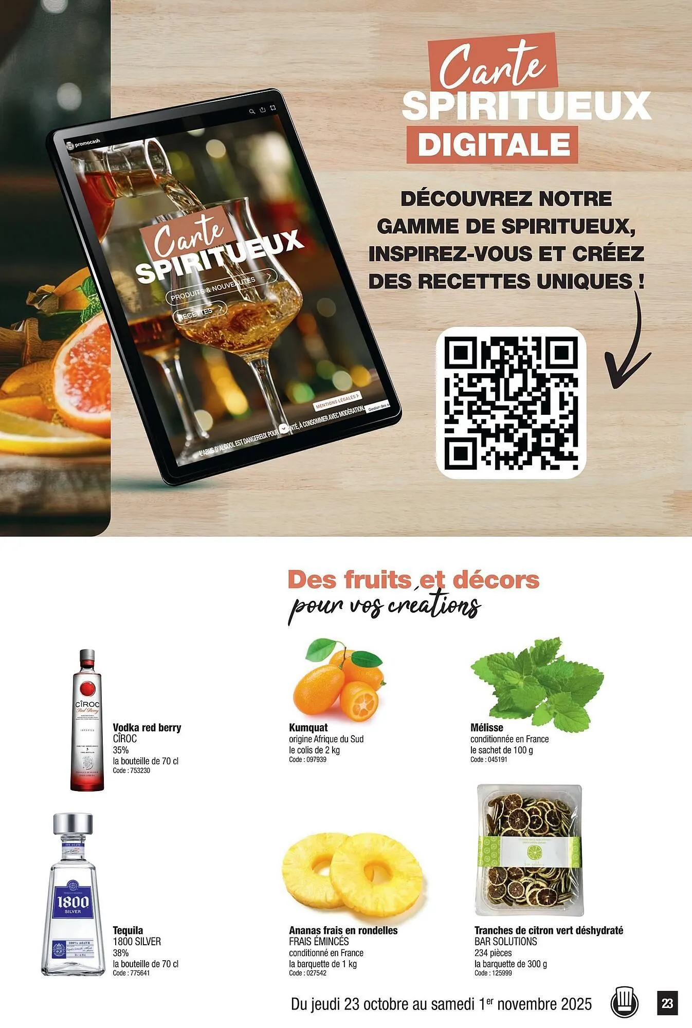 Catalogue Promocash du 23 octobre au 1 novembre 2025 - Catalogue page 23