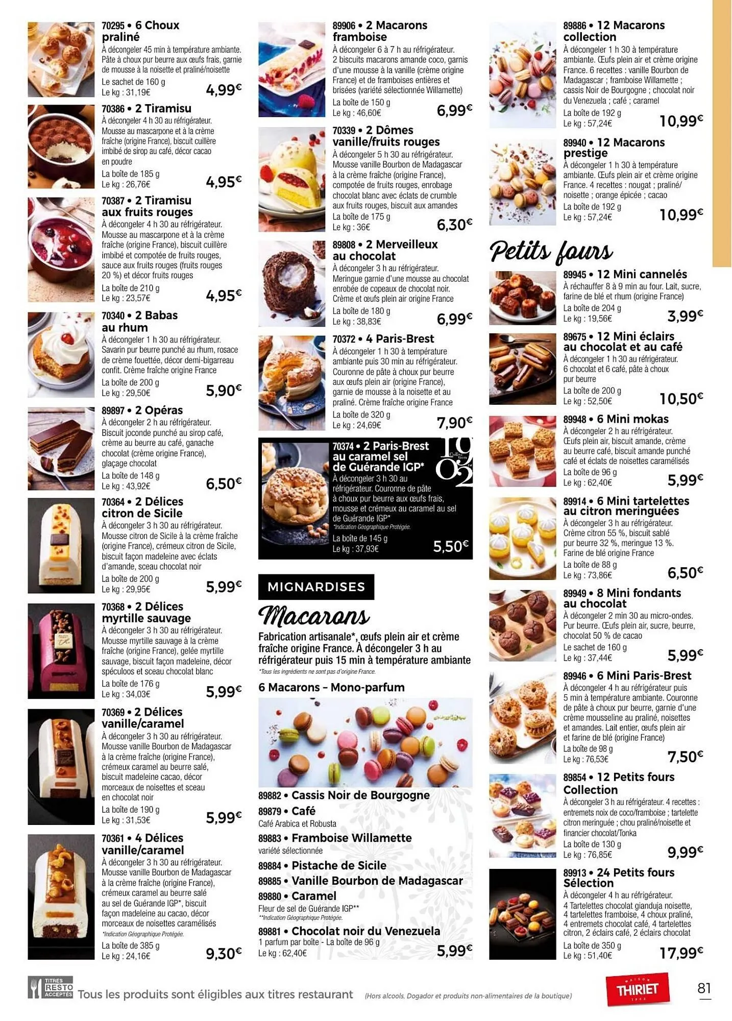 Catalogue Thiriet du 1 janvier au 30 janvier 2026 - Catalogue page 81