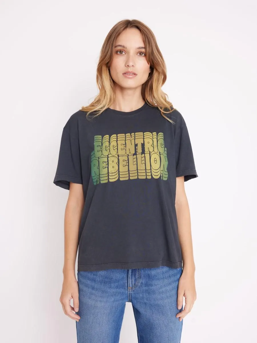 ELISA | T-shirt gris artwork