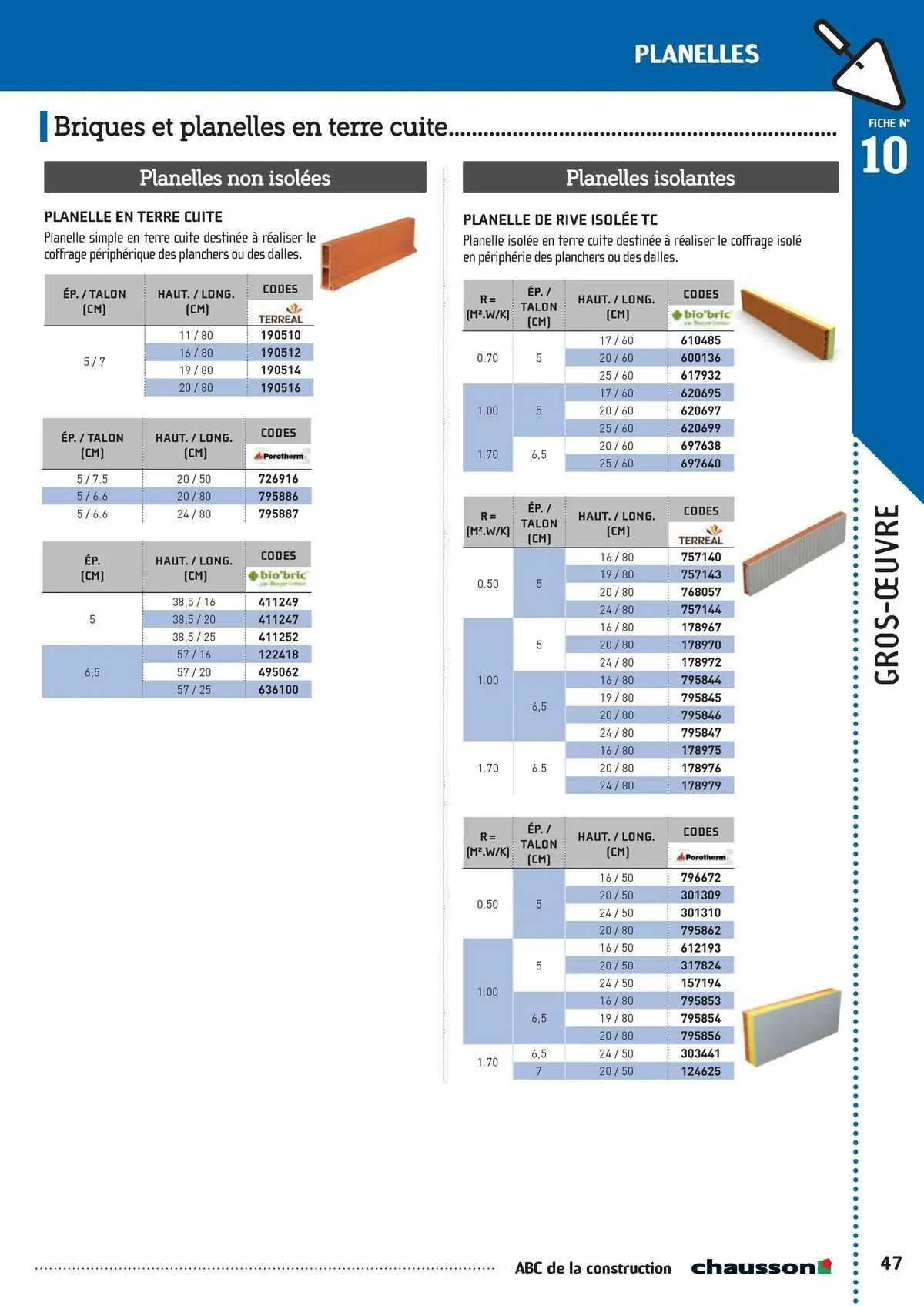 Catalogue Chausson Matériaux du 2 mai au 31 décembre 2025 - Catalogue page 41