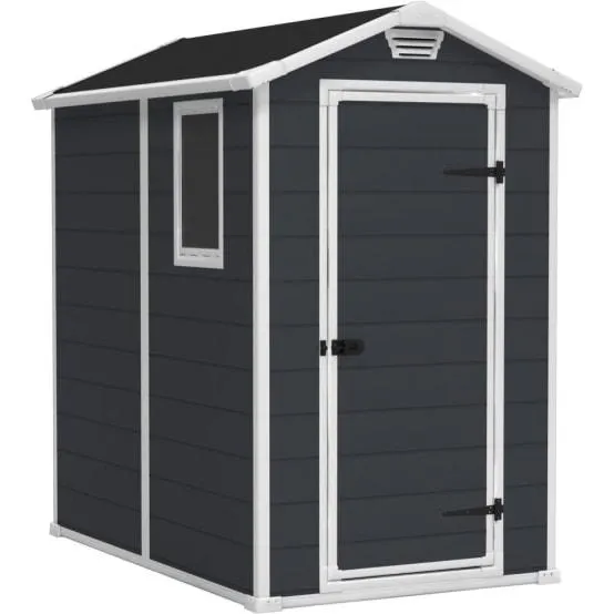 Abri de jardin résine anthracite avec plancher 2,5m² Premium Keter