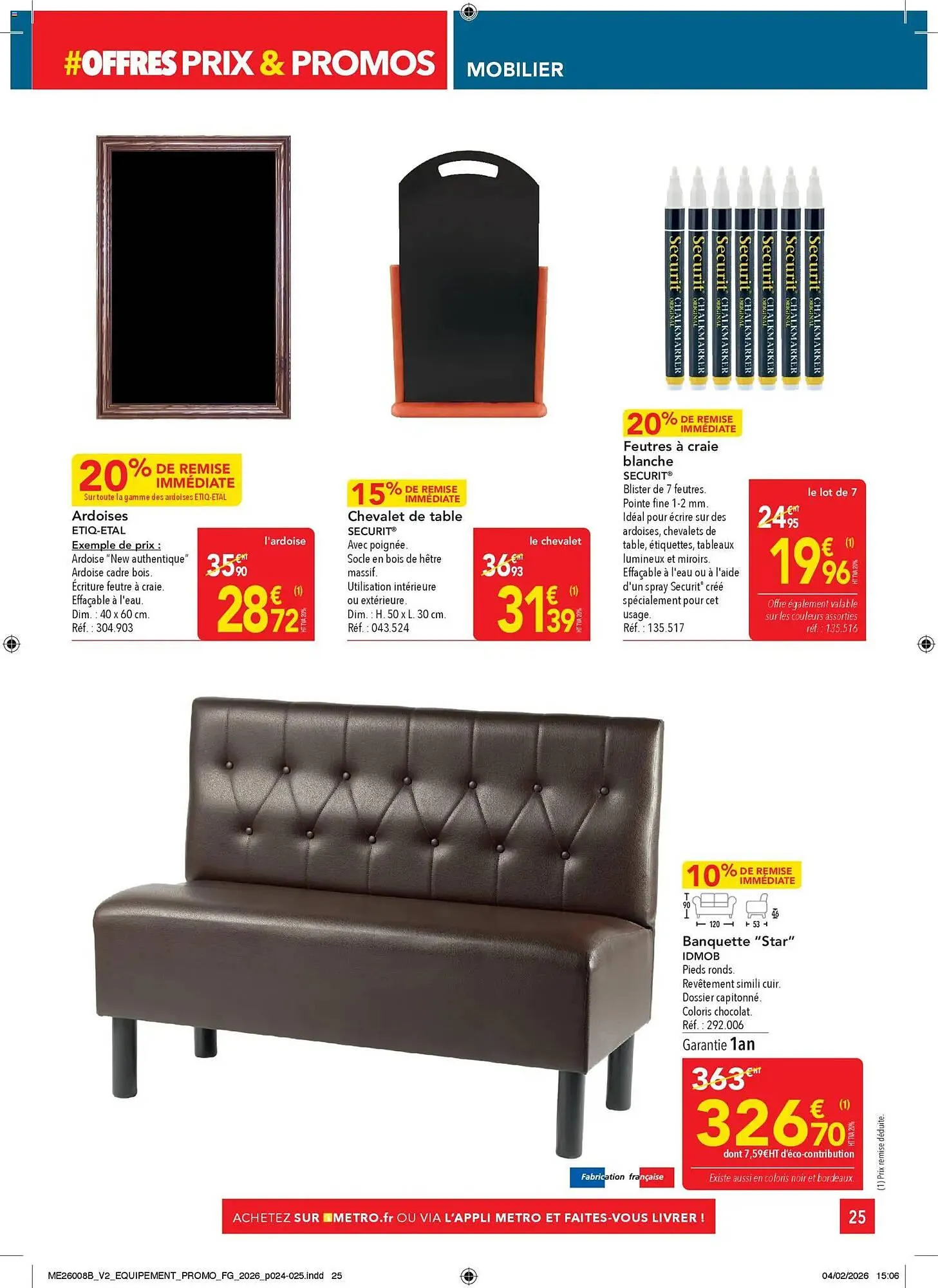 Catalogue METRO du 26 février au 25 mars 2026 - Catalogue page 25