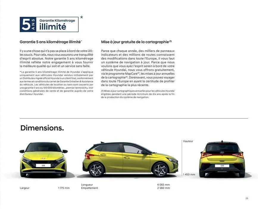 Hyundai Hyundai i20 du 3 septembre au 3 septembre 2025 - Catalogue page 23