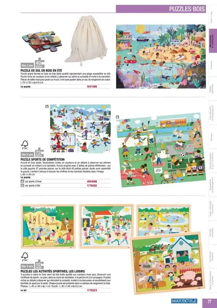 Education And Loisirs Majuscule 2025 du 5 mars au 31 décembre 2025 - Catalogue page 101
