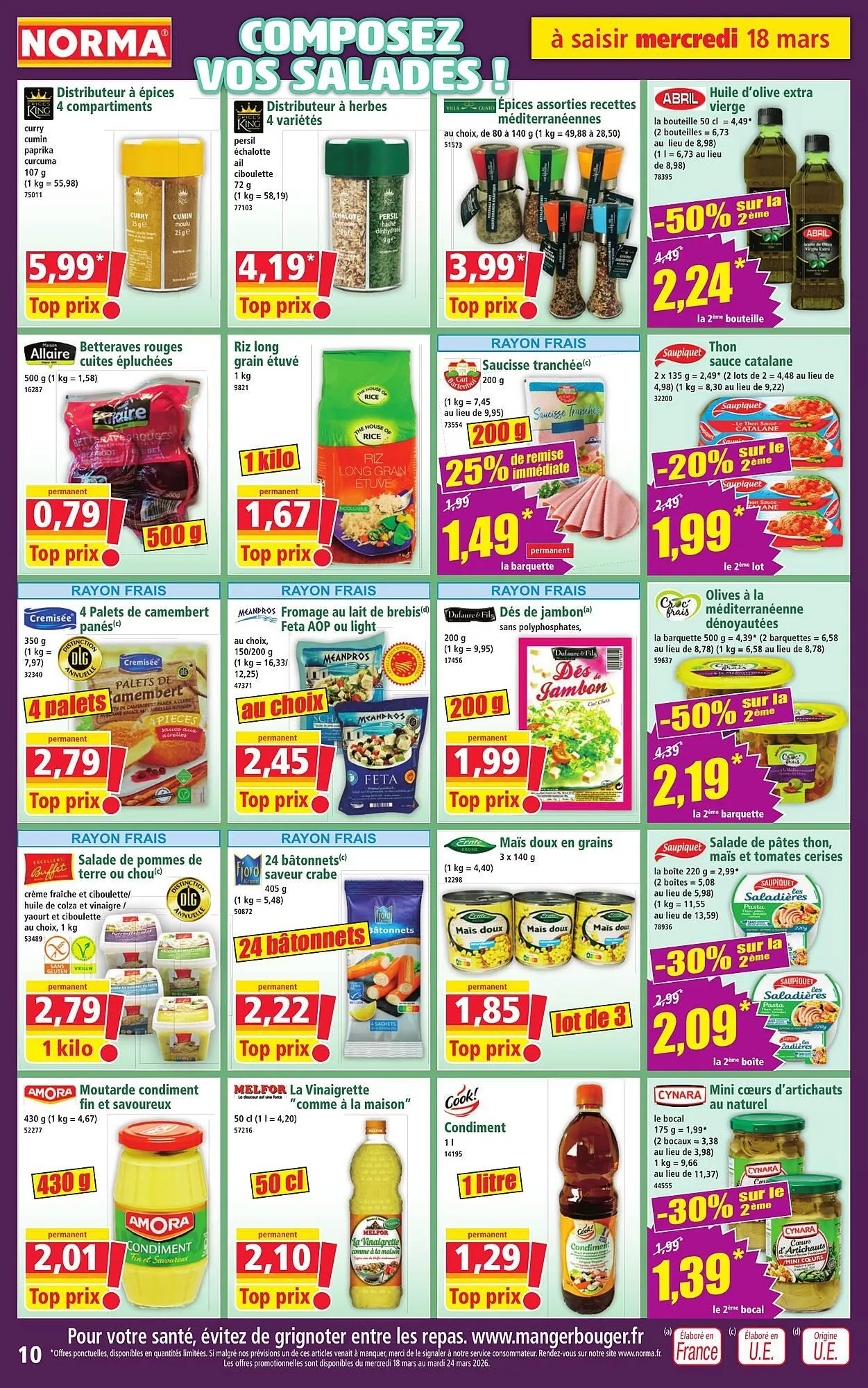 Catalogue Norma du 18 mars au 24 mars 2026 - Catalogue page 10