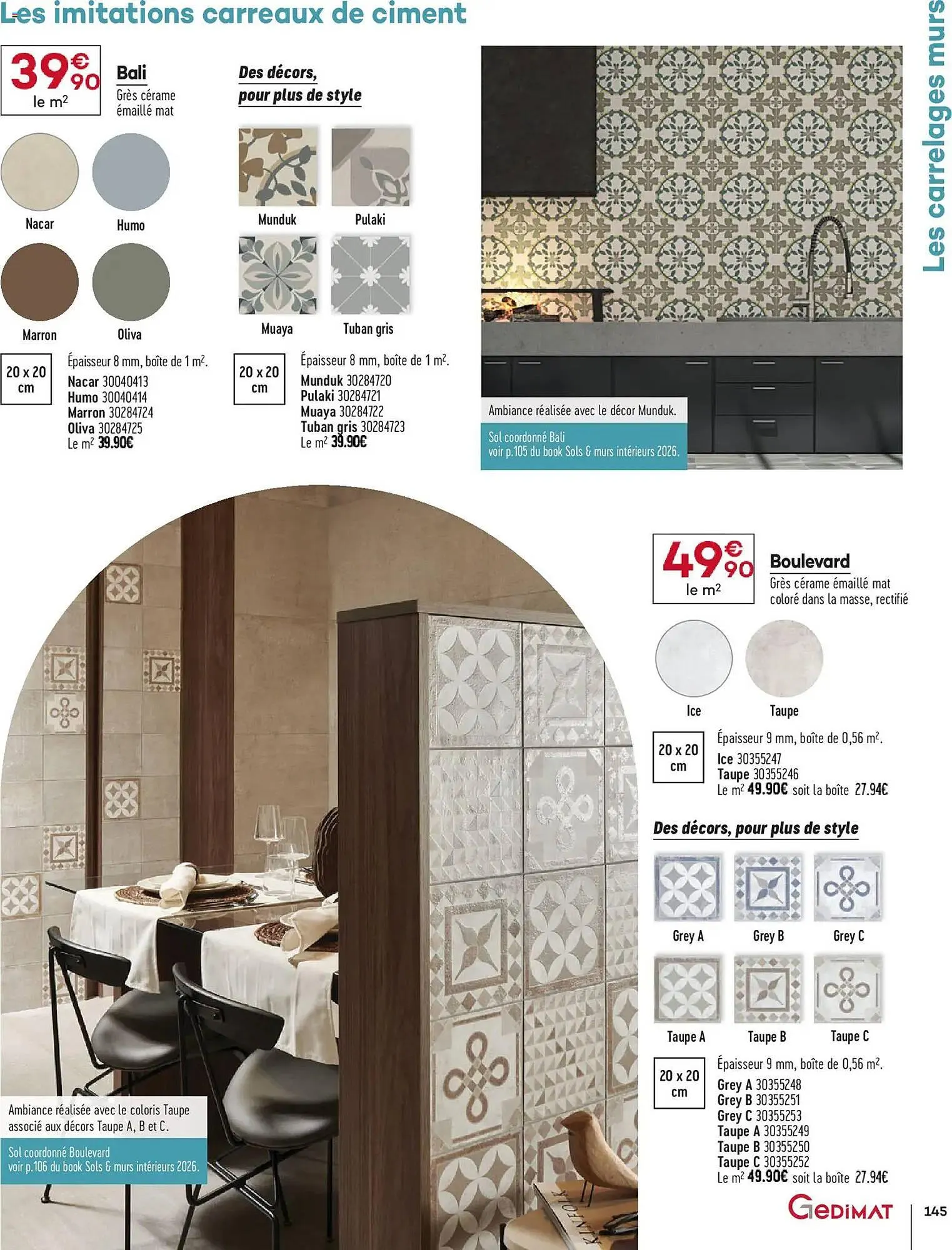 Catalogue Gedimat du 1 avril au 30 avril 2026 - Catalogue page 145