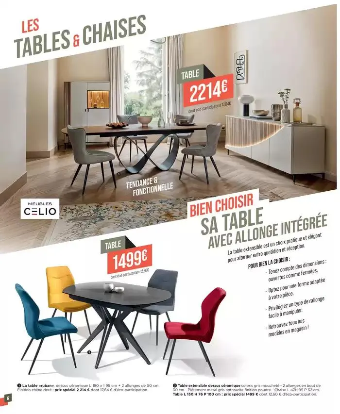 Jusqu'au 26 avril 2025, profitez d'une sélection de produits à prix d'exception dans votre magasin Gallery Tendances ! du 25 mars au 26 avril 2025 - Catalogue page 6
