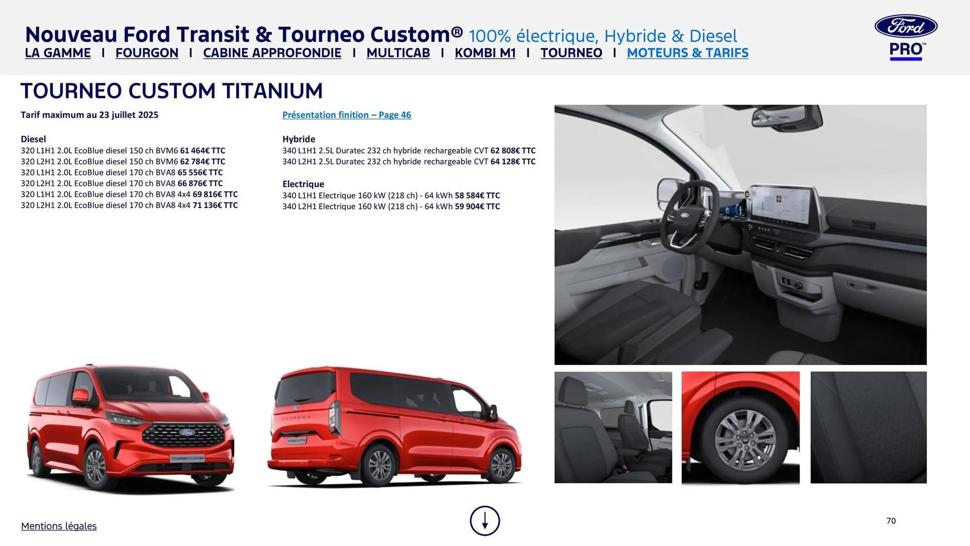 Catalogue Ford du 8 août au 8 août 2026 - Catalogue page 70