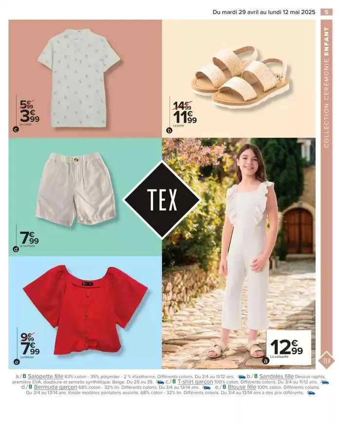 TEXTILE SPÉCIAL FÊTES du 29 avril au 12 mai 2025 - Catalogue page 7