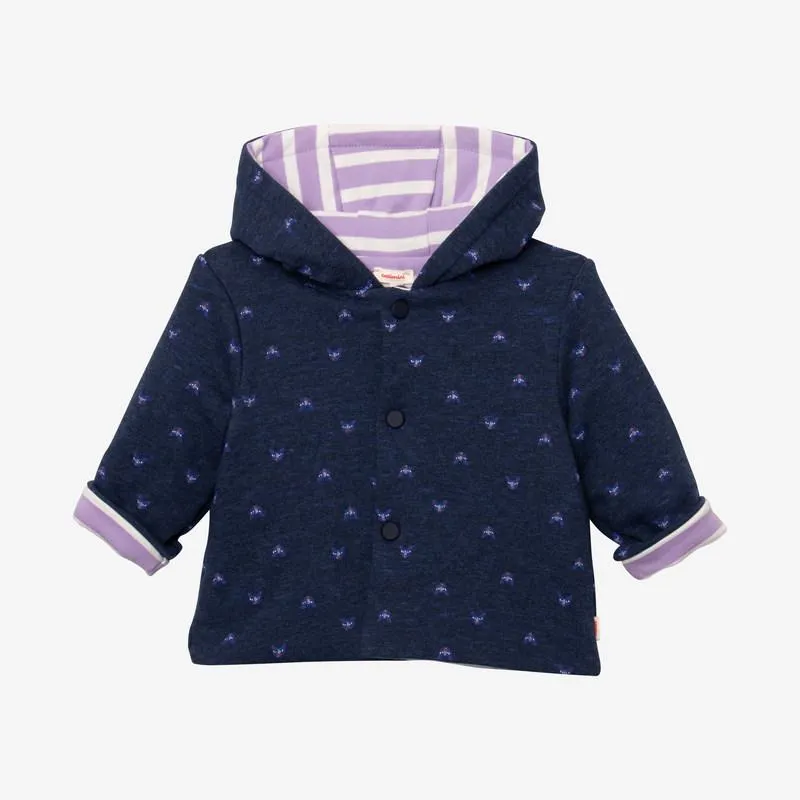 Veste bébé garçon réversible bleu Catimini