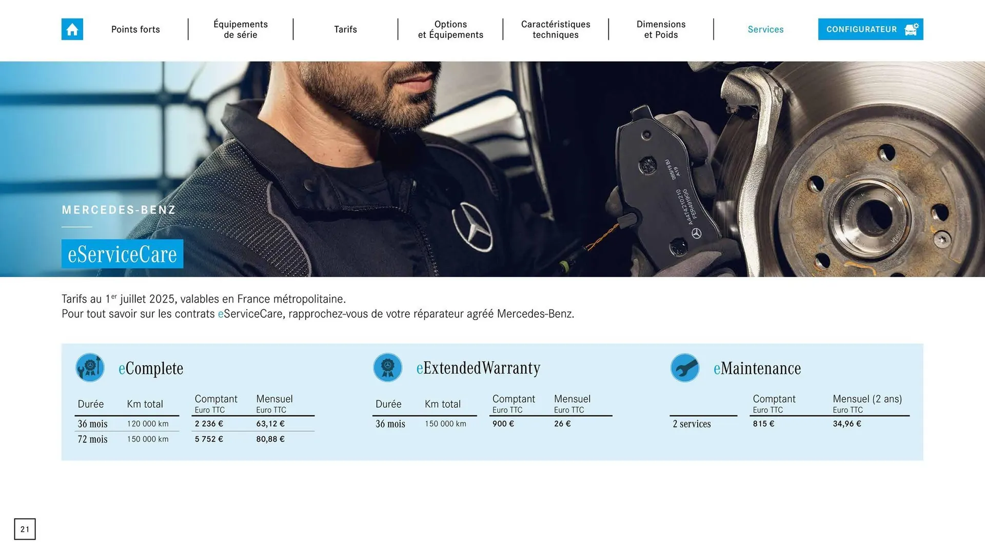 Catalogue Mercedes-Benz du 3 septembre au 3 septembre 2026 - Catalogue page 21