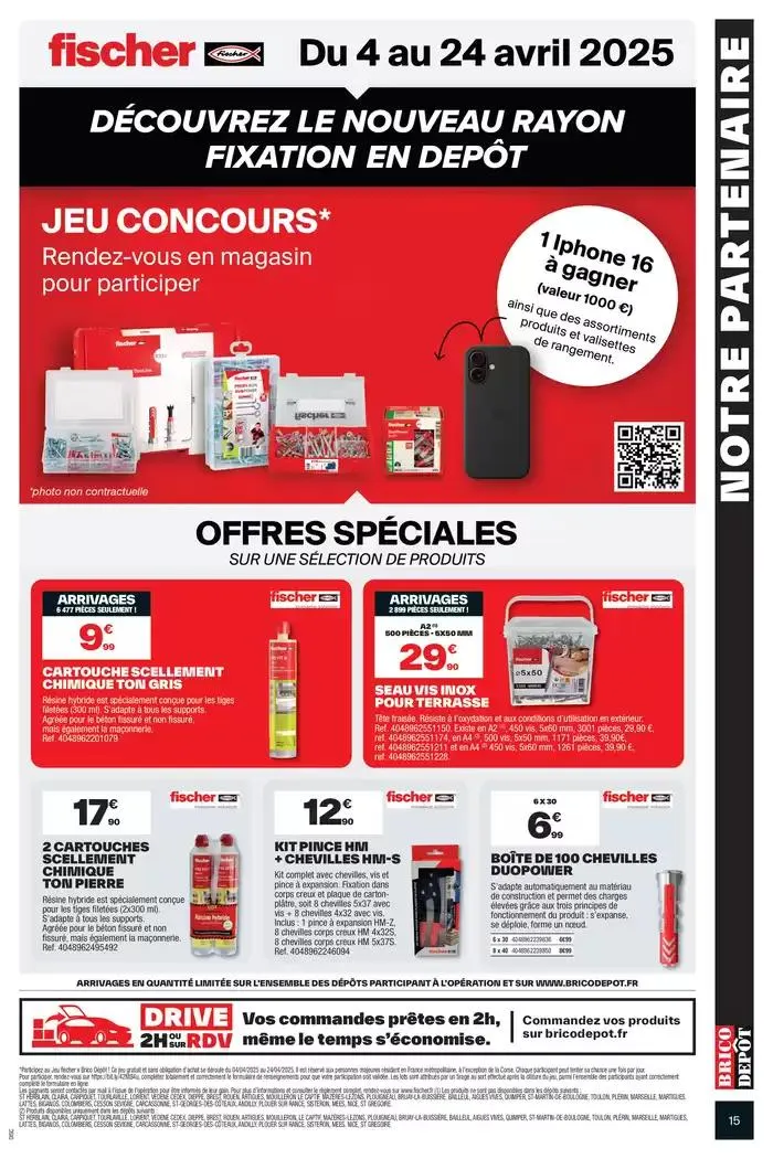 Spécial chantier extérieur ! du 4 avril au 24 avril 2025 - Catalogue page 15