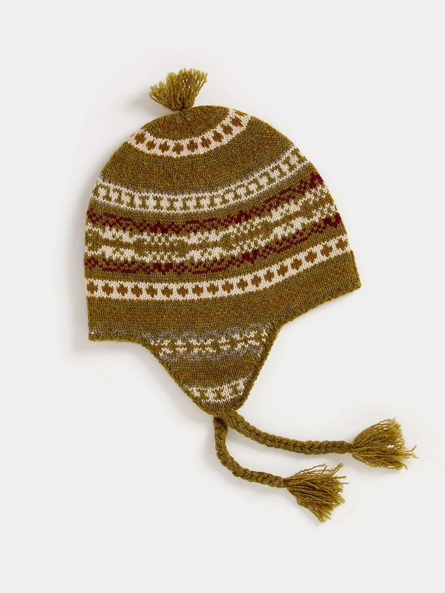 Bonnet Dinna kaki clair