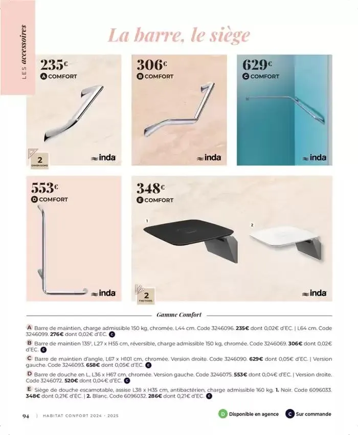 Cedeo Habitat confort du 1 octobre au 31 mai 2025 - Catalogue page 101