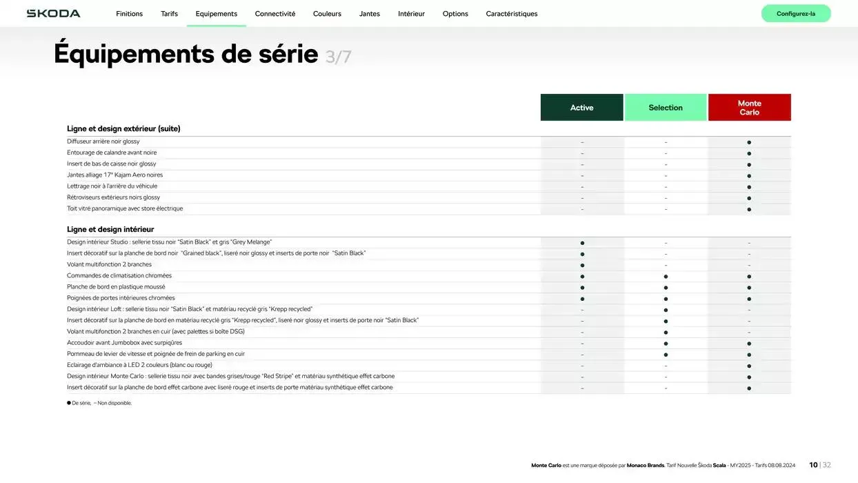 Nouvelle Scala Selection 1.0 TSI 95ch BVM du 6 novembre au 6 novembre 2025 - Catalogue page 10