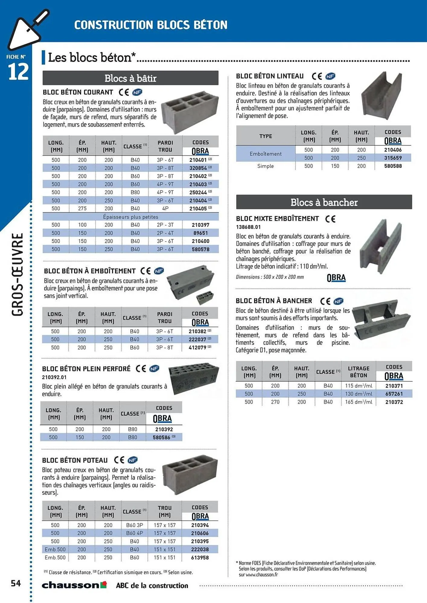 Catalogue Chausson Matériaux du 2 mai au 31 décembre 2025 - Catalogue page 56