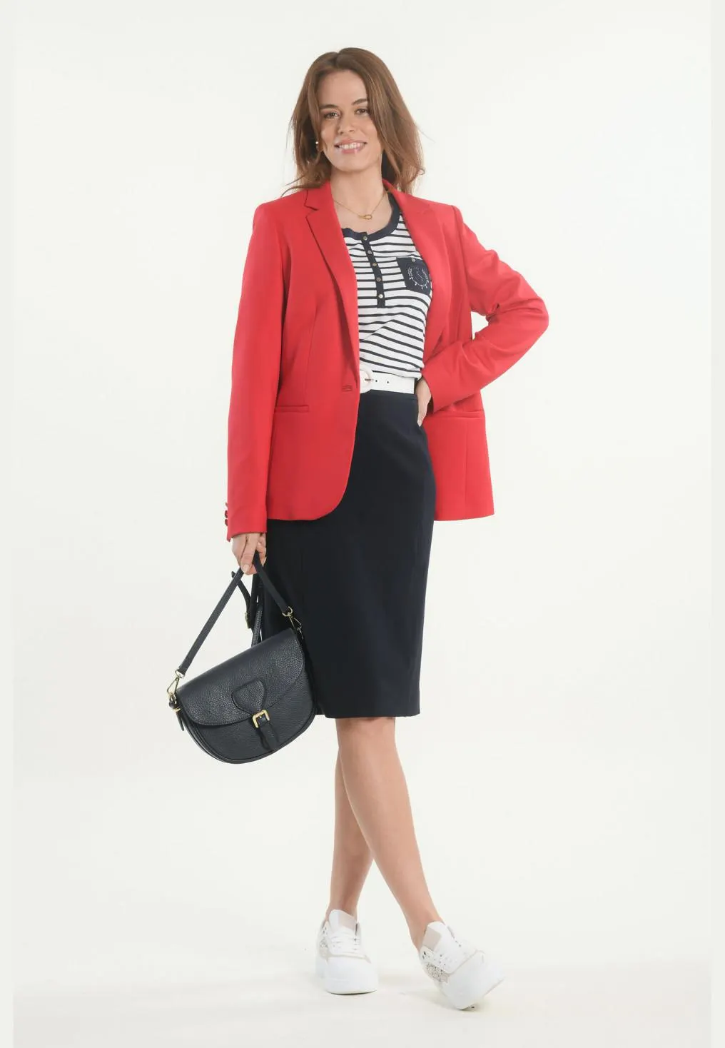 DACHELOR - VESTE TAILLEUR - ROUGE