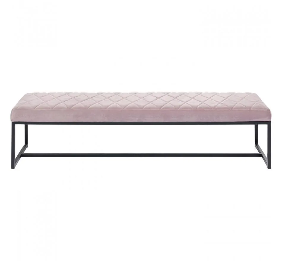 Banc Smart 150x40cm noir et rose Kare Design