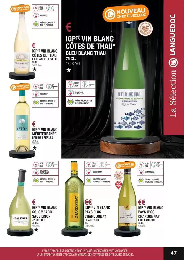 GUIDE DES VINS 2025 2026 du 27 février au 31 janvier 2027 - Catalogue page 47