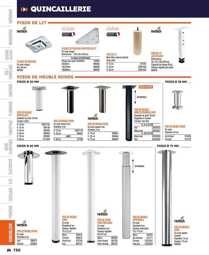 Guide produits 2024 du 15 mars au 31 décembre 2024 - Catalogue page 730