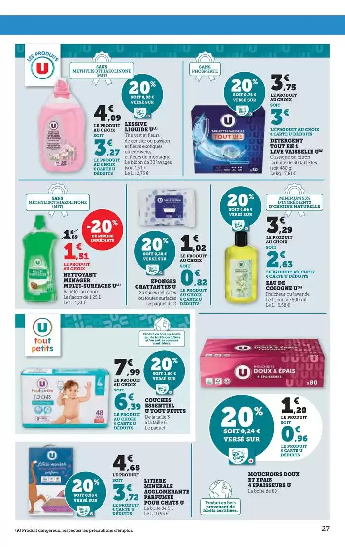 Catalogue Super U du 29 avril au 11 mai 2025 - Catalogue page 27