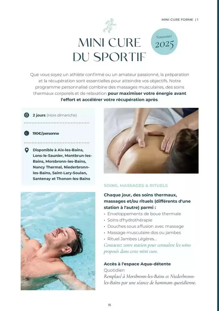  Mini Cures 2025 du 11 février au 31 décembre 2025 - Catalogue page 15