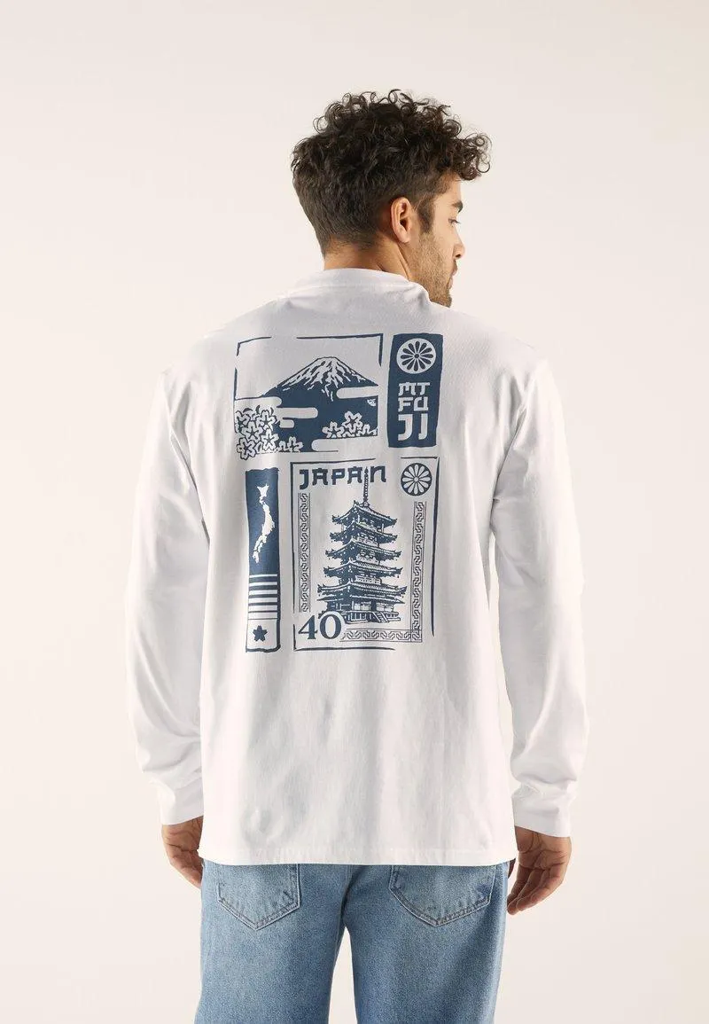 T-shirt à manches longues - white