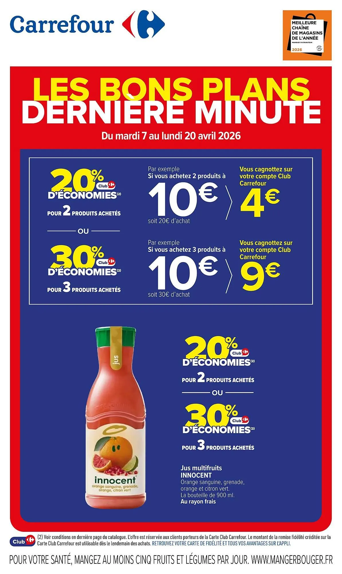 Catalogue Carrefour du 7 avril au 20 avril 2026 - Catalogue page 1