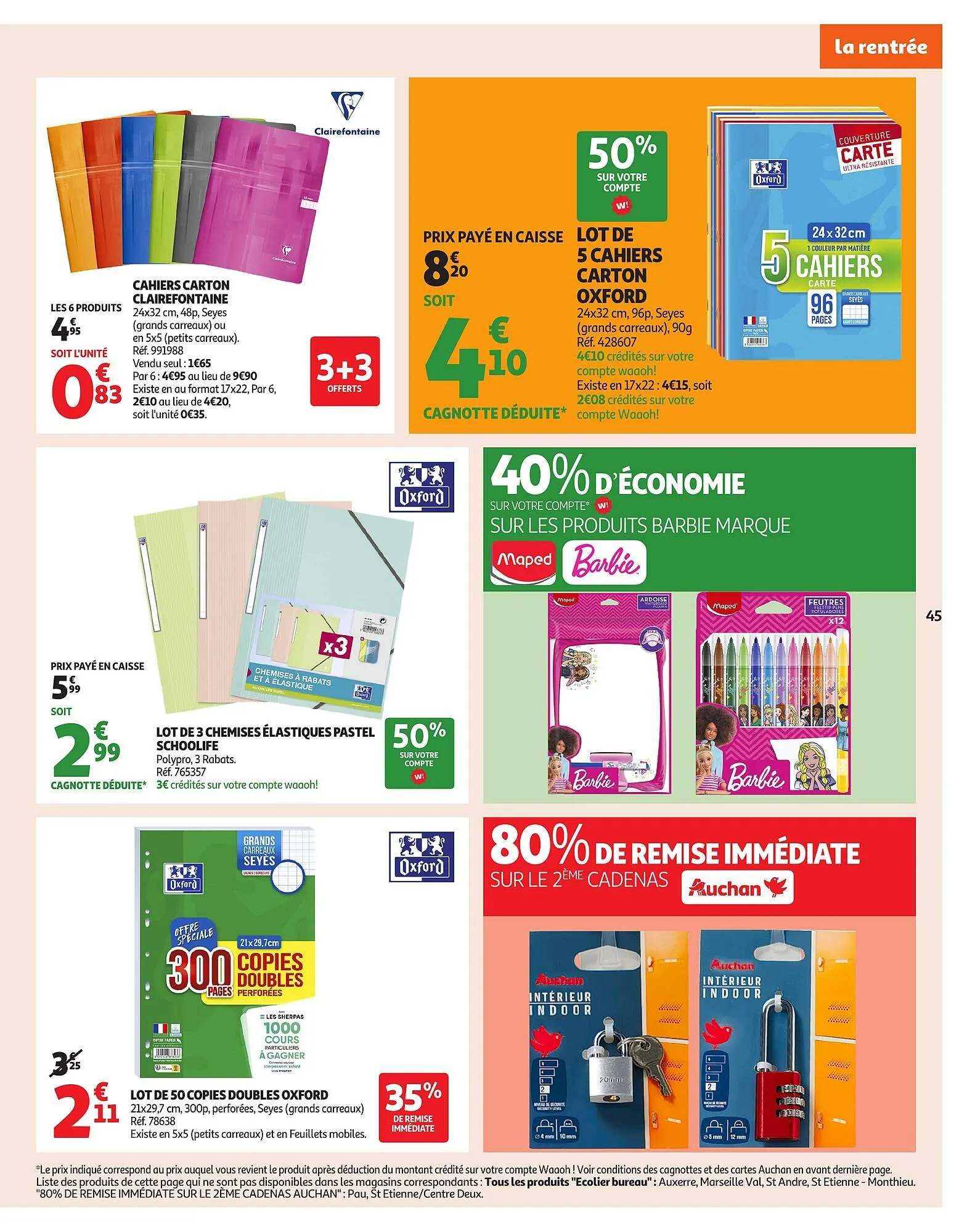 Catalogue Auchan du 8 juillet au 20 juillet 2025 - Catalogue page 45