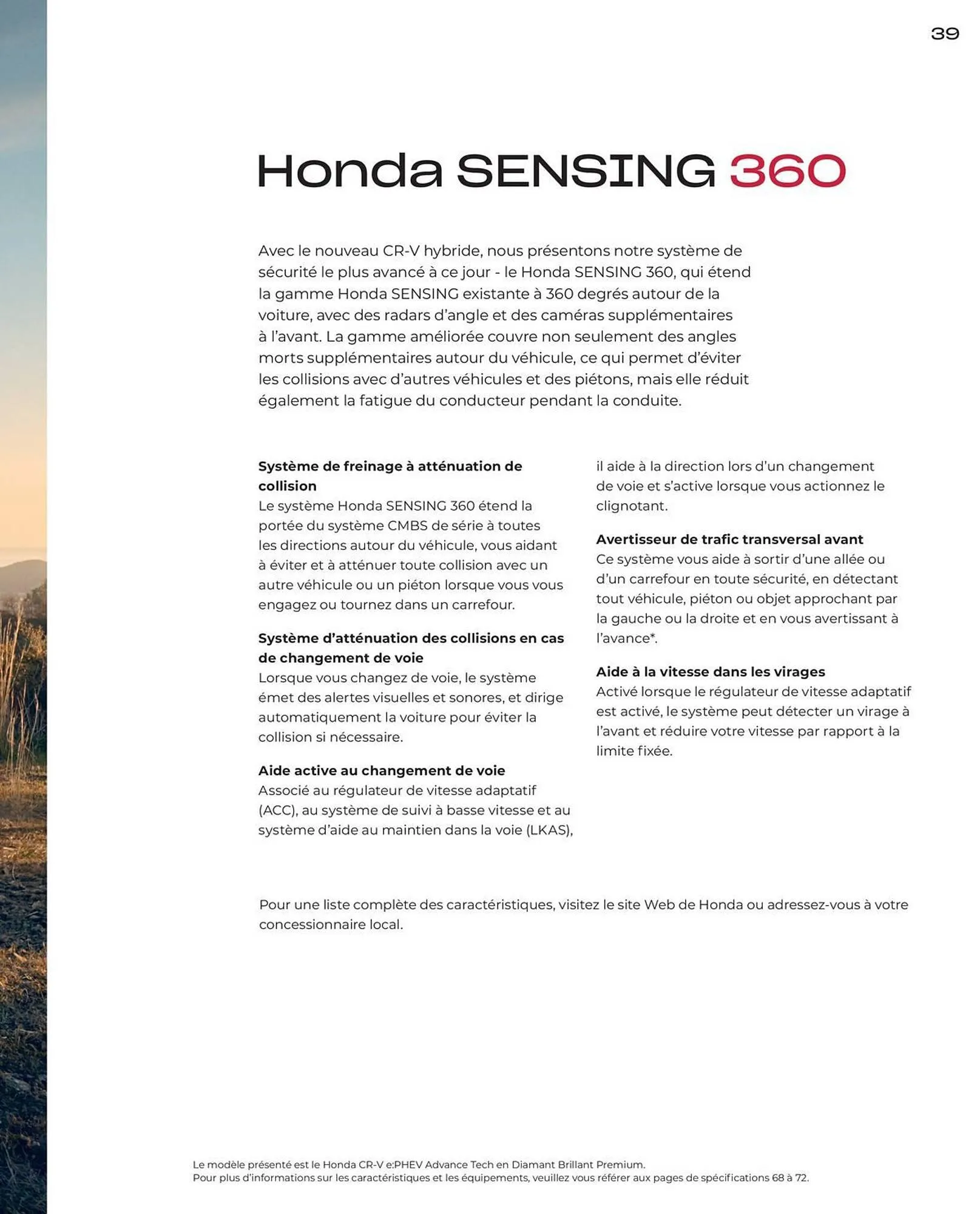 Catalogue Honda du 10 juin au 31 mars 2026 - Catalogue page 39