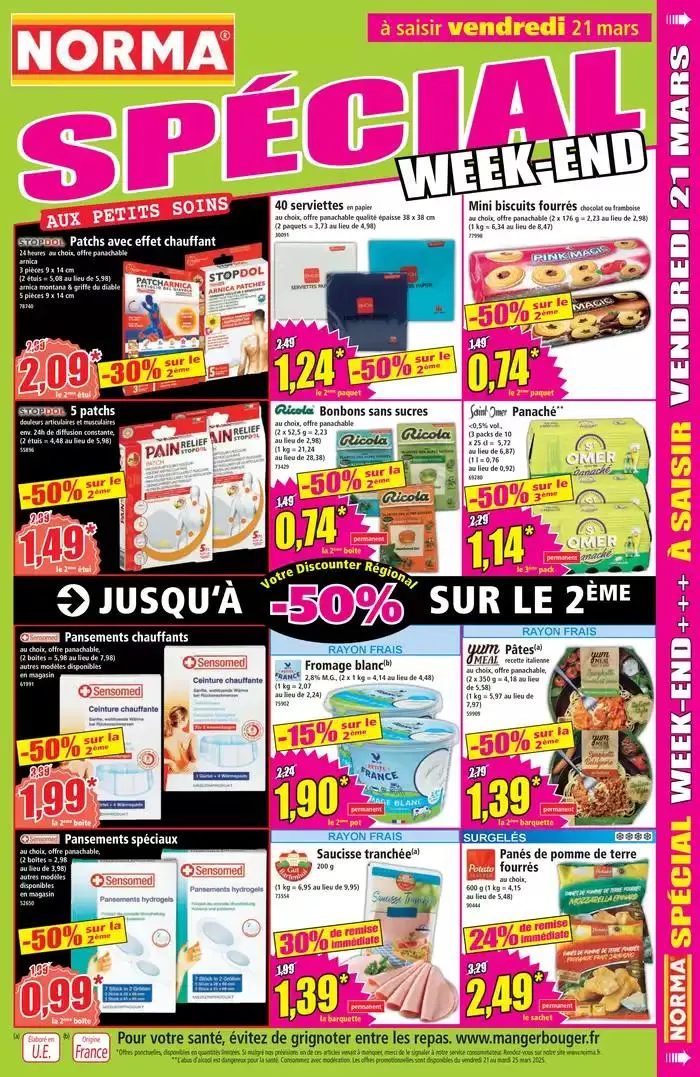 Jusqu'à -50% sur le 2ème du 19 mars au 25 mars 2025 - Catalogue page 13