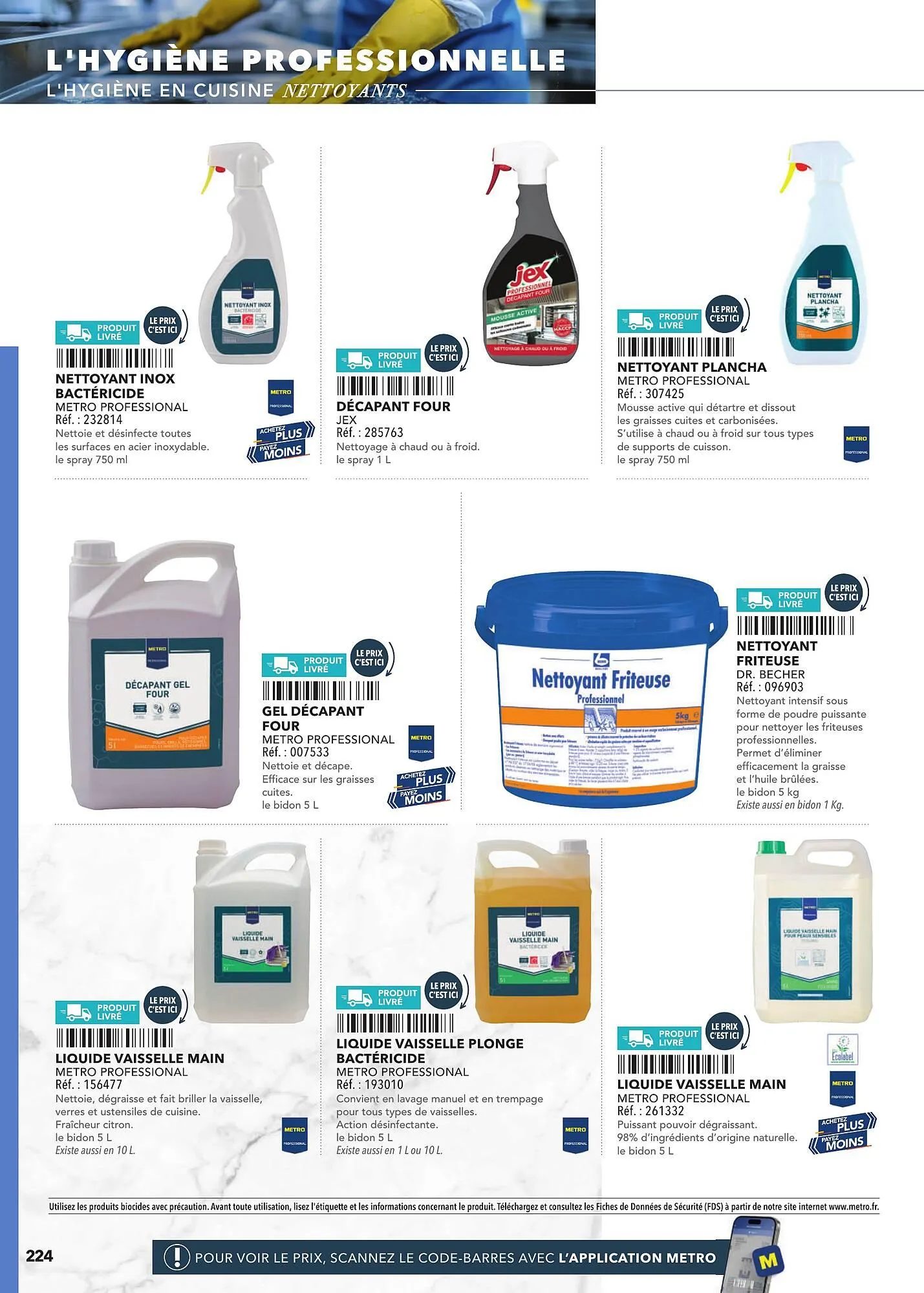 Catalogue METRO du 2 mars au 31 décembre 2025 - Catalogue page 224
