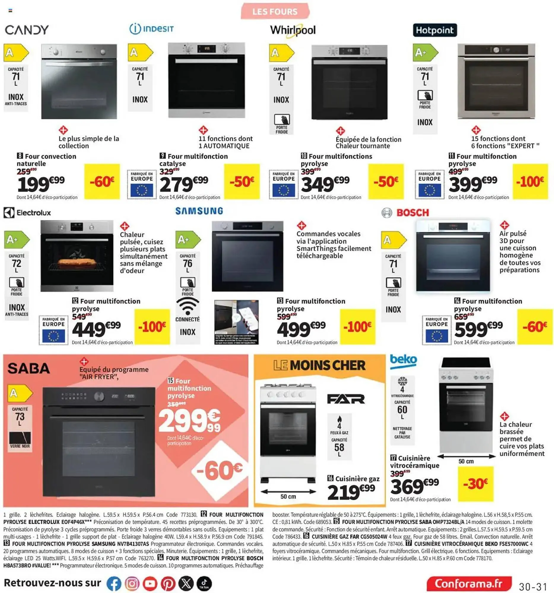 Catalogue Conforama du 22 avril au 26 mai 2025 - Catalogue page 31