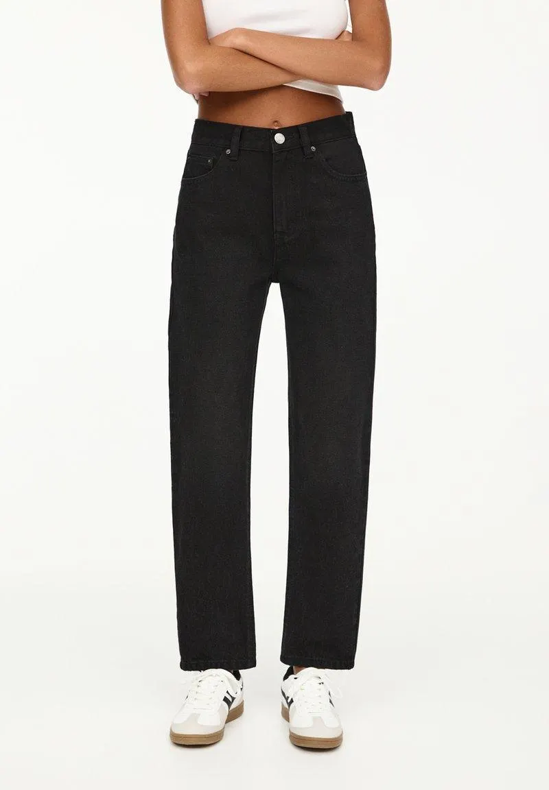 Jean Mom - black