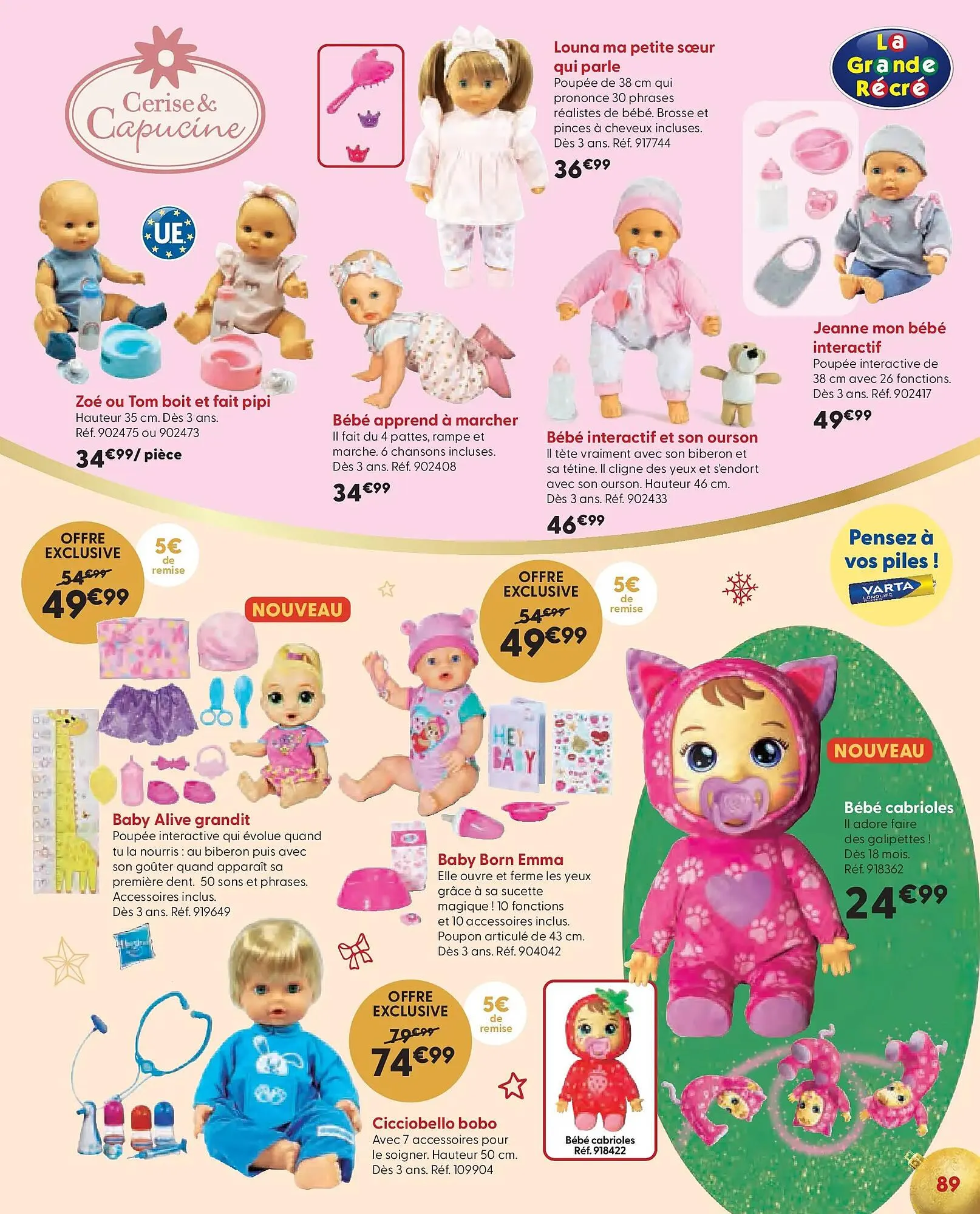 Catalogue La Grande Récré du 15 octobre au 2 décembre 2025 - Catalogue page 89