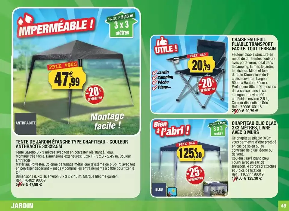 Arrivages de printemps du 6 février au 31 mai 2025 - Catalogue page 49