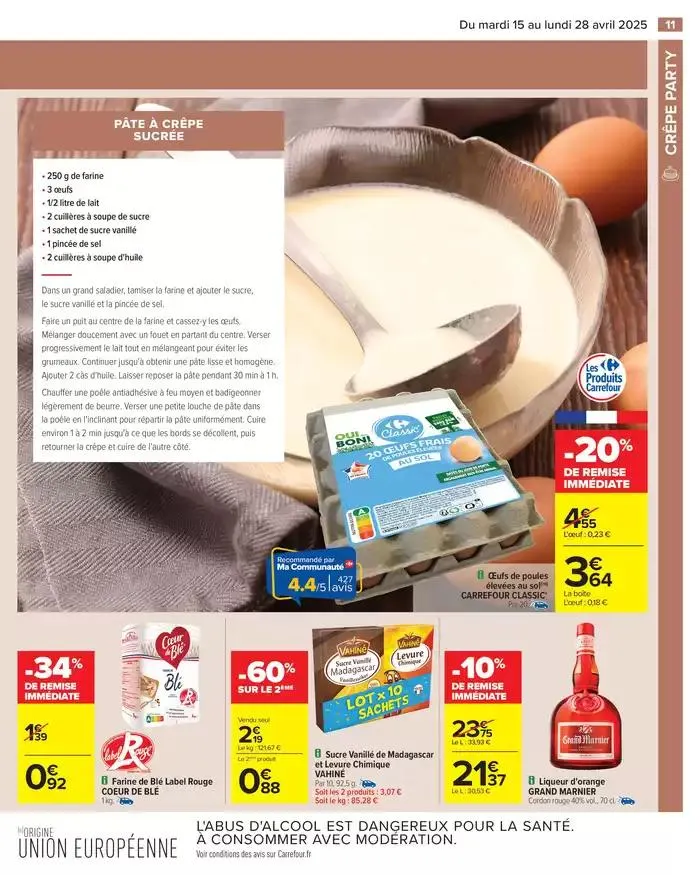CRÊPES PARTY du 15 avril au 28 avril 2025 - Catalogue page 13