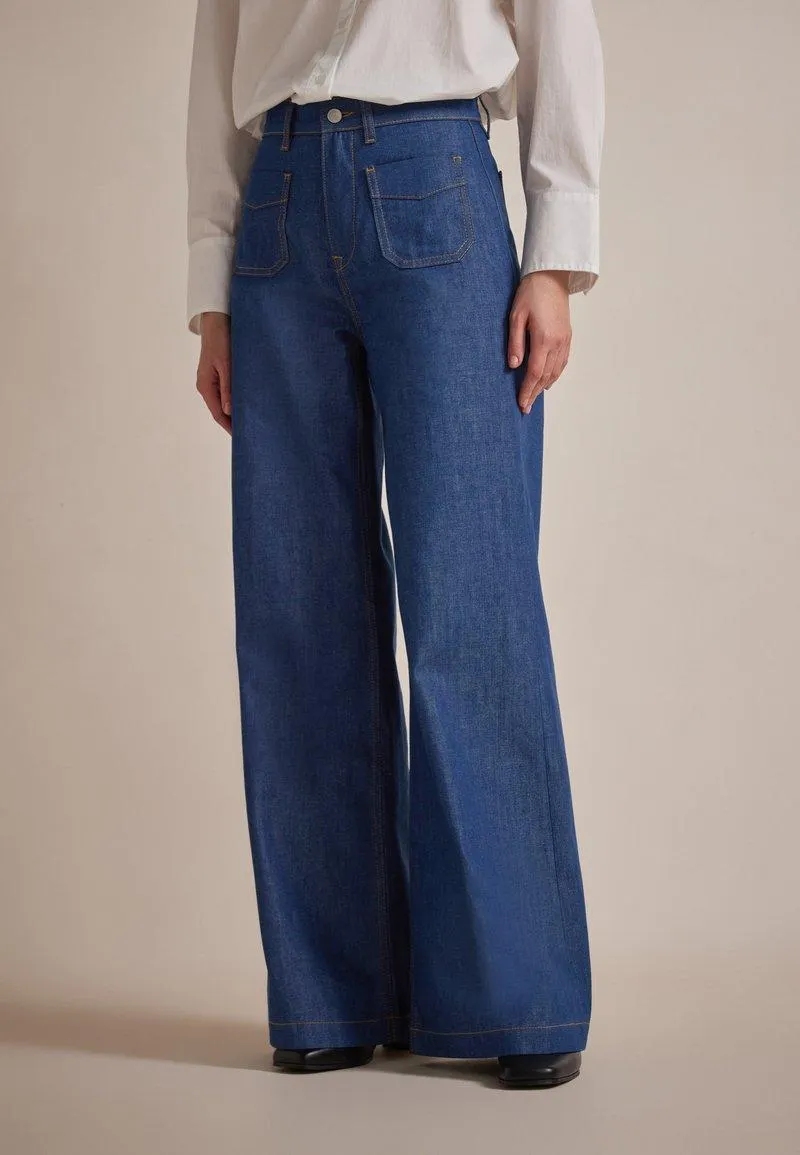 Jean boyfriend - dark blue denim