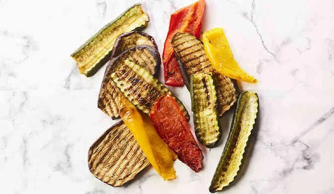 Mélange de légumes grillés sans résidu de pesticides, Italie