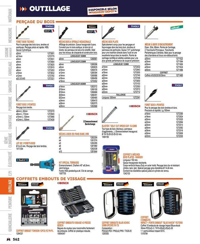 Guide produits 2024 du 15 mars au 31 décembre 2024 - Catalogue page 562