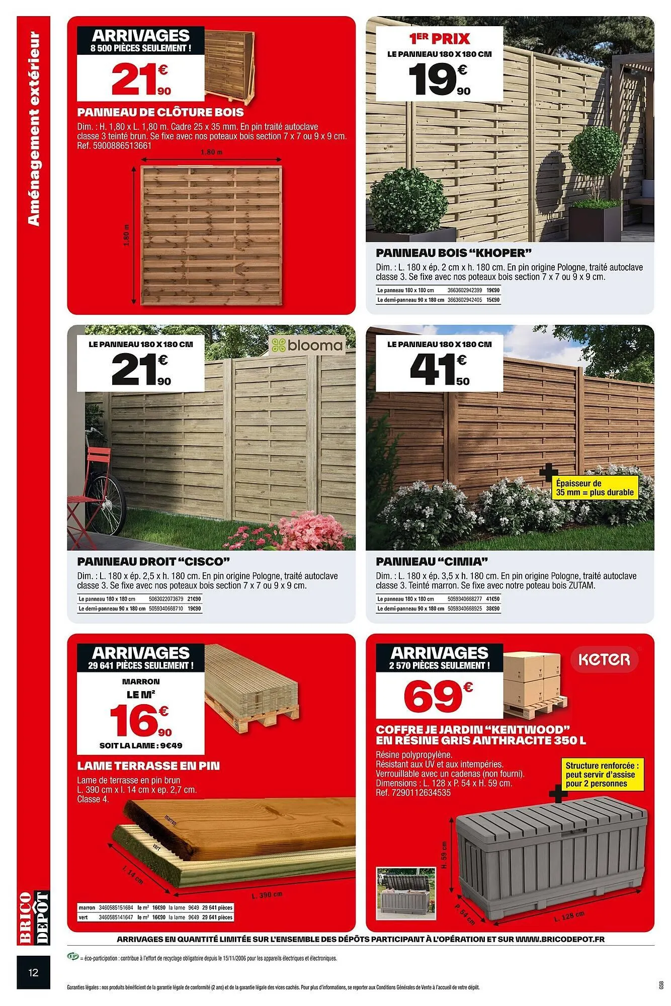 Catalogue Brico Dépôt du 4 juillet au 17 juillet 2025 - Catalogue page 12
