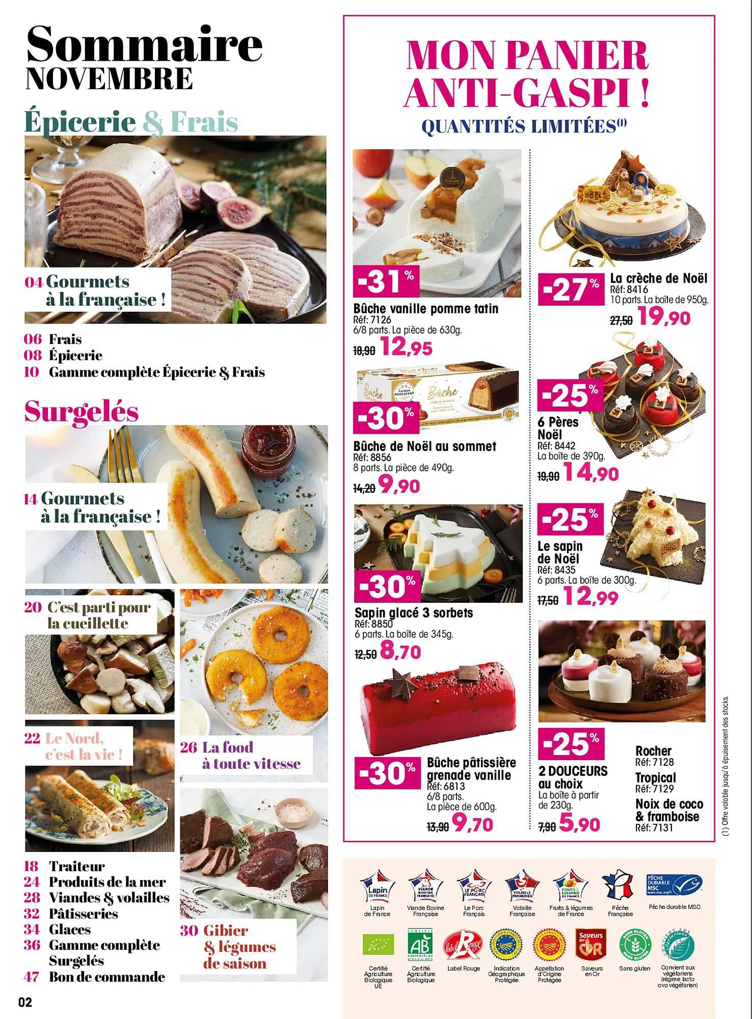 Catalogue Croque Gel du 28 octobre au 26 novembre 2023 - Catalogue page 2