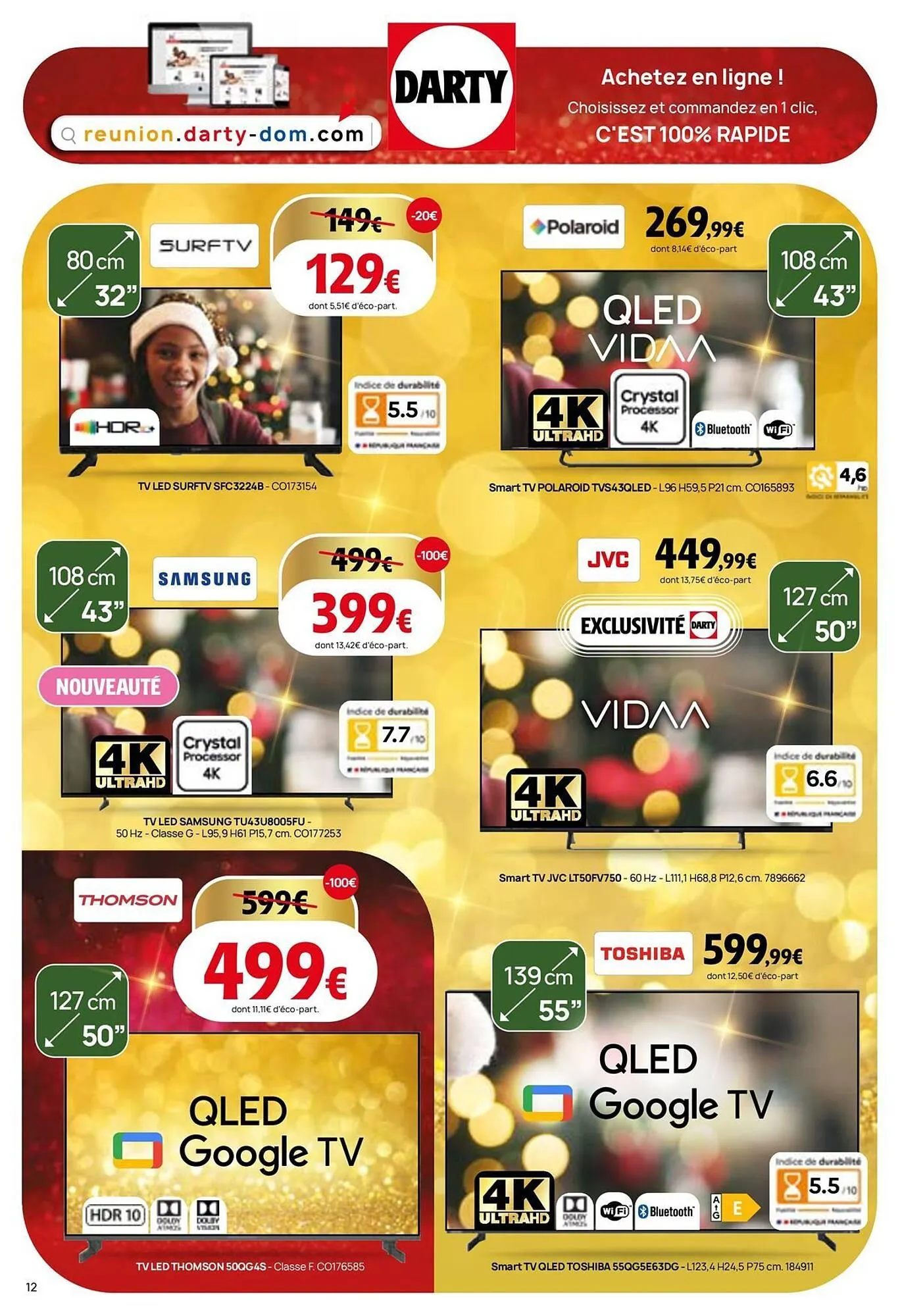 Catalogue Darty du 2 décembre au 28 décembre 2025 - Catalogue page 12