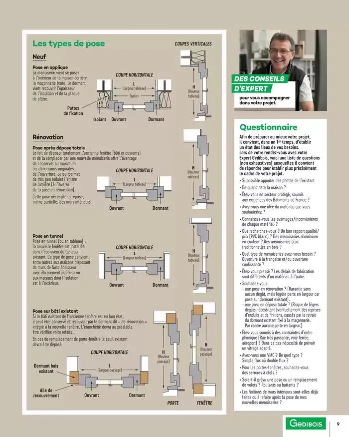 Menuiserie Extérieures 2025 du 1 janvier au 31 décembre 2025 - Catalogue page 9