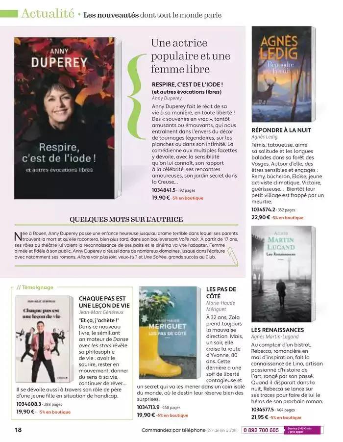 Mai - Juin 2025 du 30 avril au 30 juin 2025 - Catalogue page 18