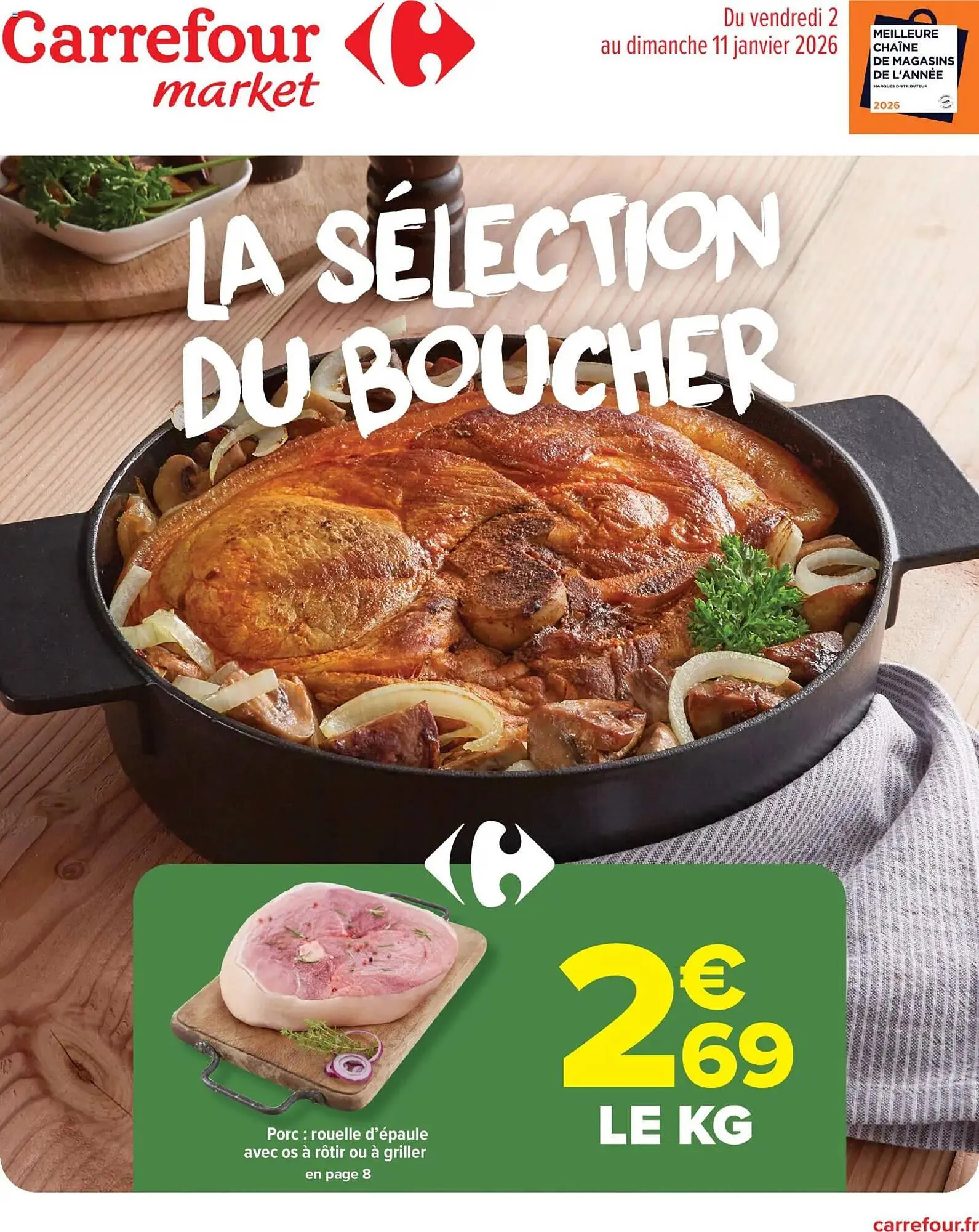 Catalogue Carrefour Market du 2 janvier au 12 janvier 2026 - Catalogue page 1